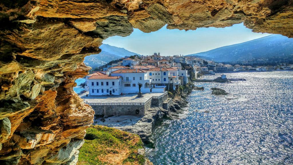 Anemomiloi Andros Hotel Exterior foto